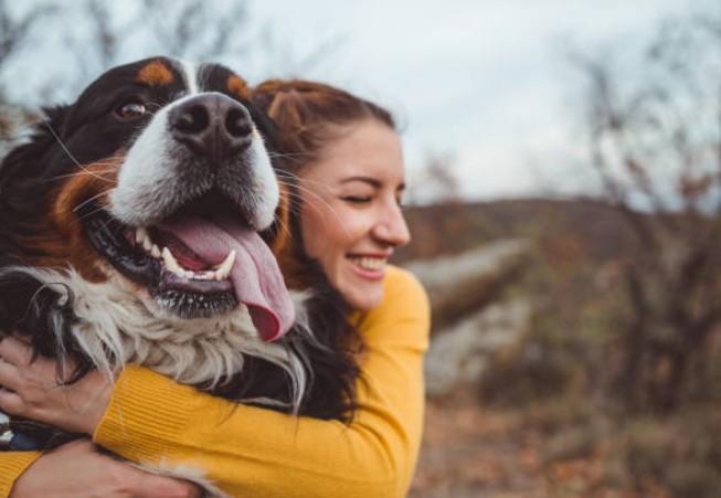 Mujer autista y animales